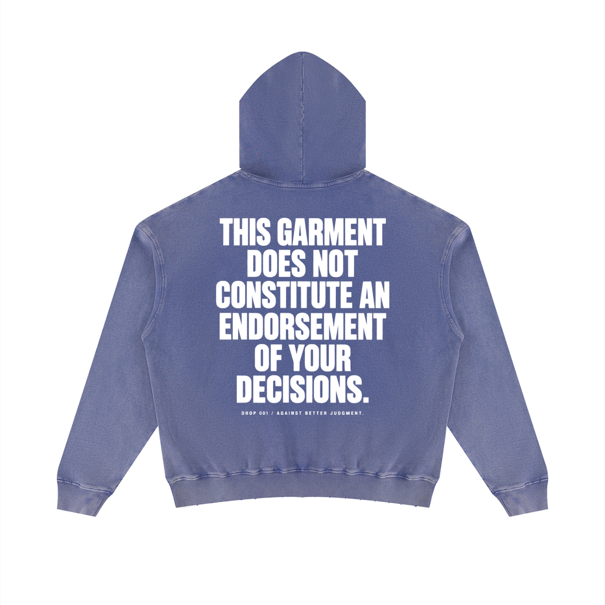 Disclaimer Mineral Wash Heavyweight Oversized Hoodie