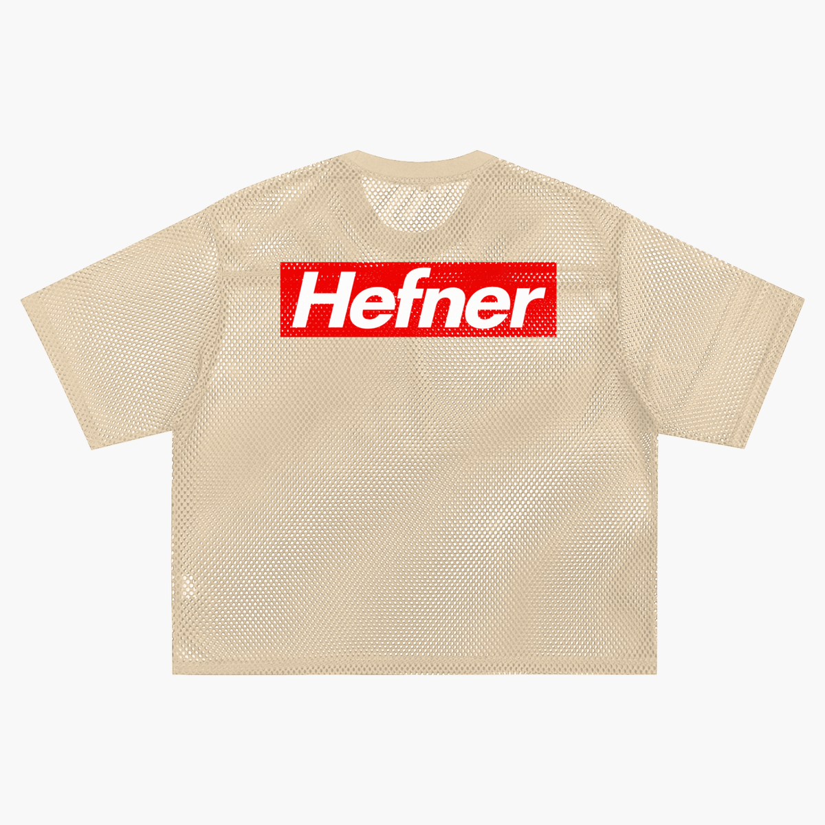 ill advised. x HEF See-Through Mesh Boxy Tee