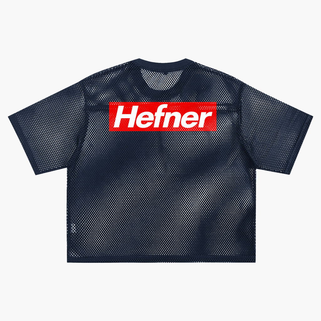 ill advised. x HEF See-Through Mesh Boxy Tee