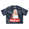 ill advised. x HEF See-Through Mesh Boxy Tee