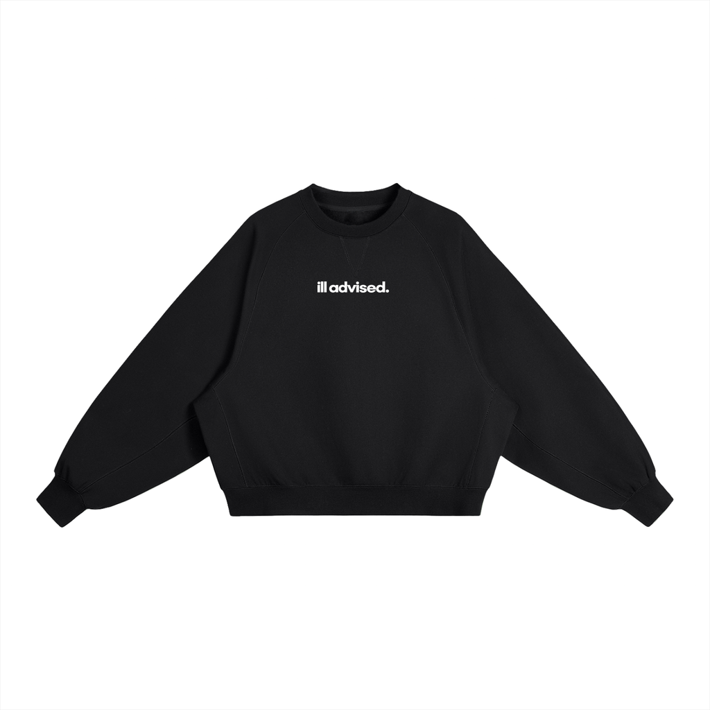 Poor Judgment Heavyweight Boxy Crewneck Sweatshirt