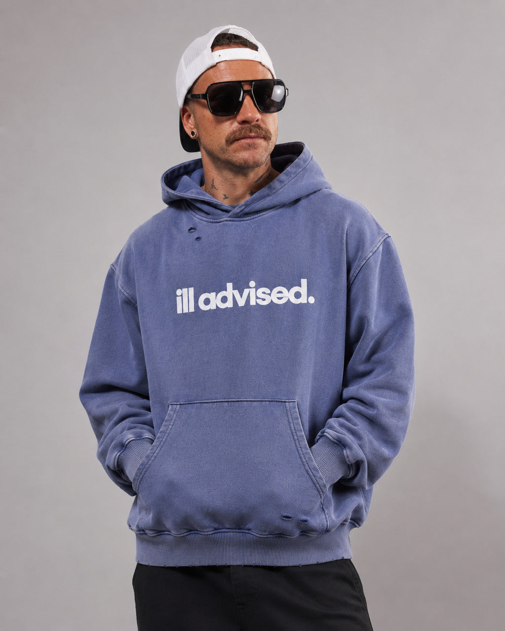 Disclaimer Mineral Wash Heavyweight Oversized Hoodie