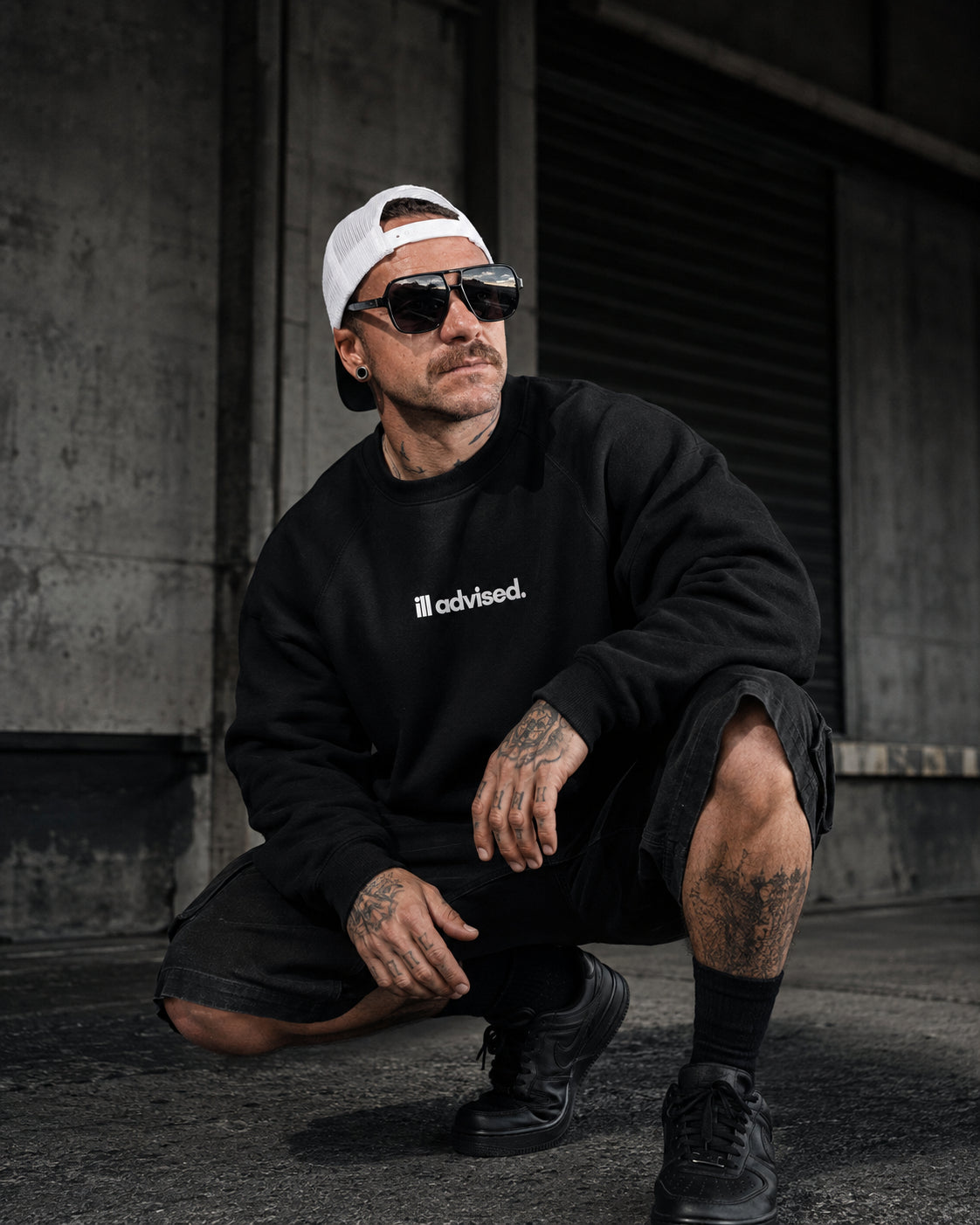 Poor Judgment Heavyweight Boxy Crewneck Sweatshirt