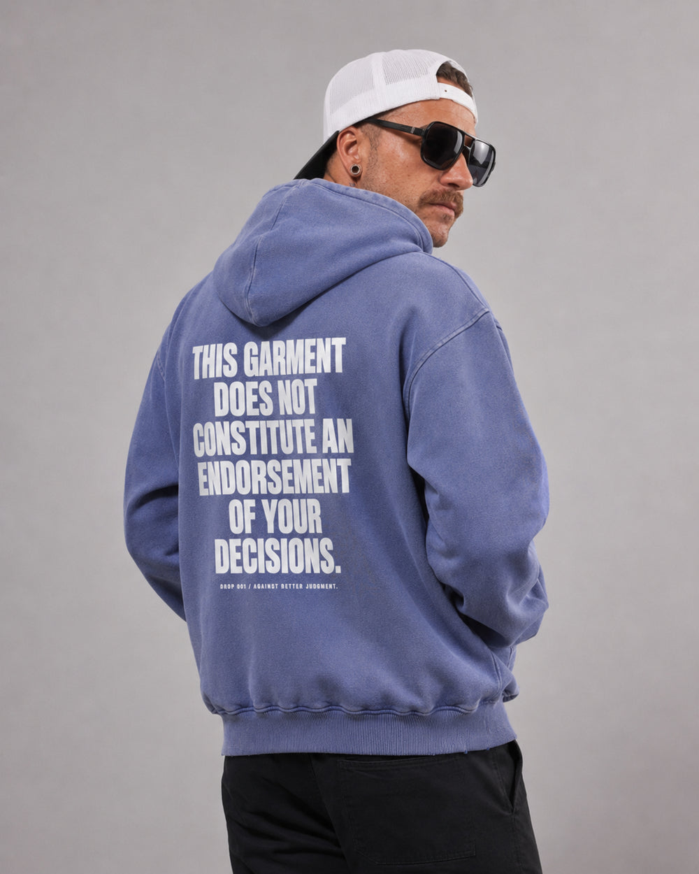Disclaimer Mineral Wash Heavyweight Oversized Hoodie
